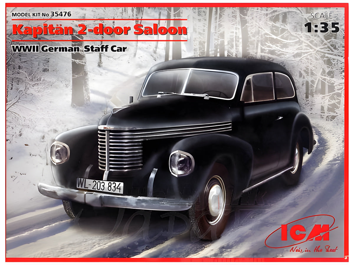 ICM 1/35 Kapitan 2-door Saloon, WWII German Staff Car