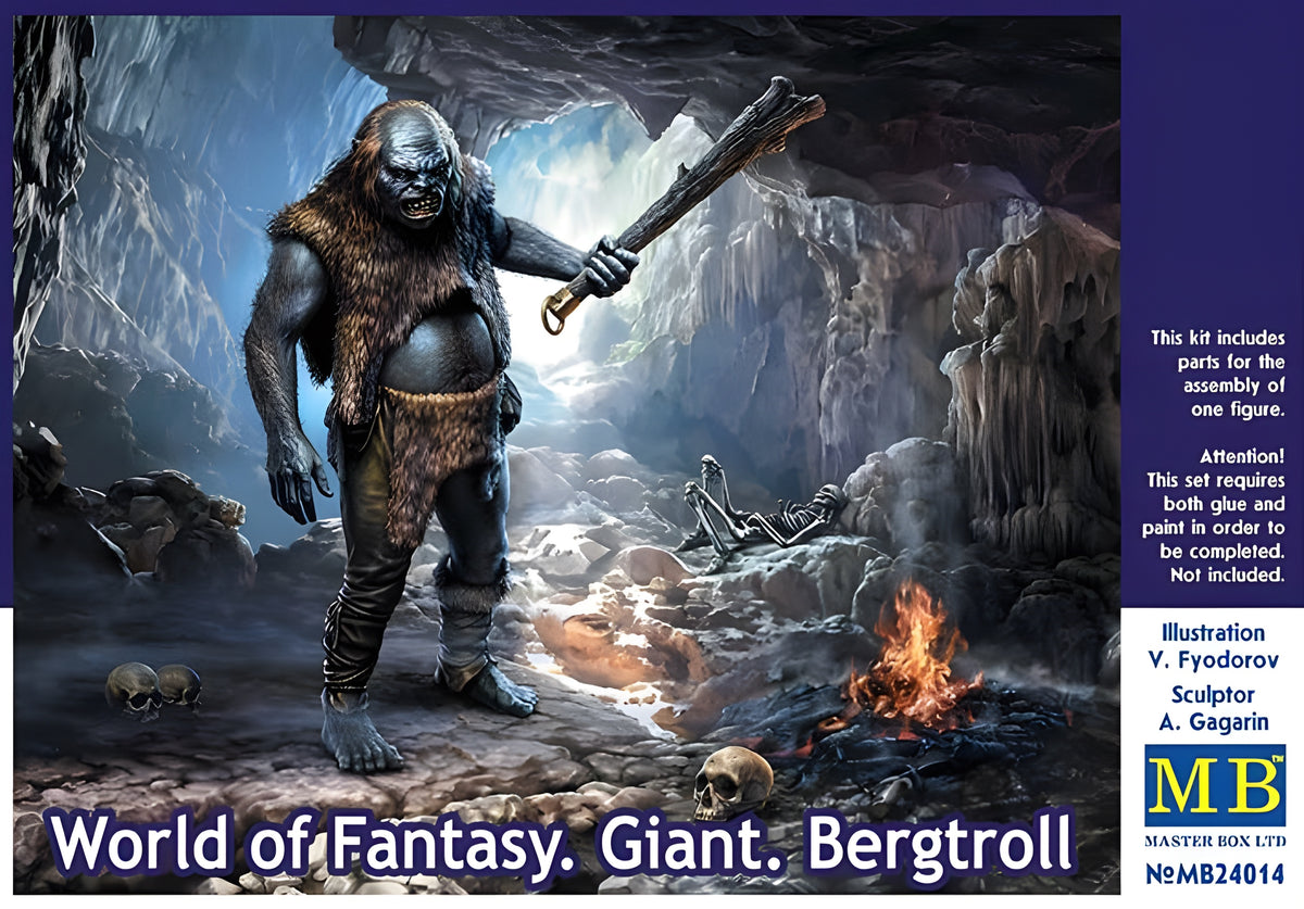 MASTER BOX 1/24 World of Fantasy. Giant. Bergtroll