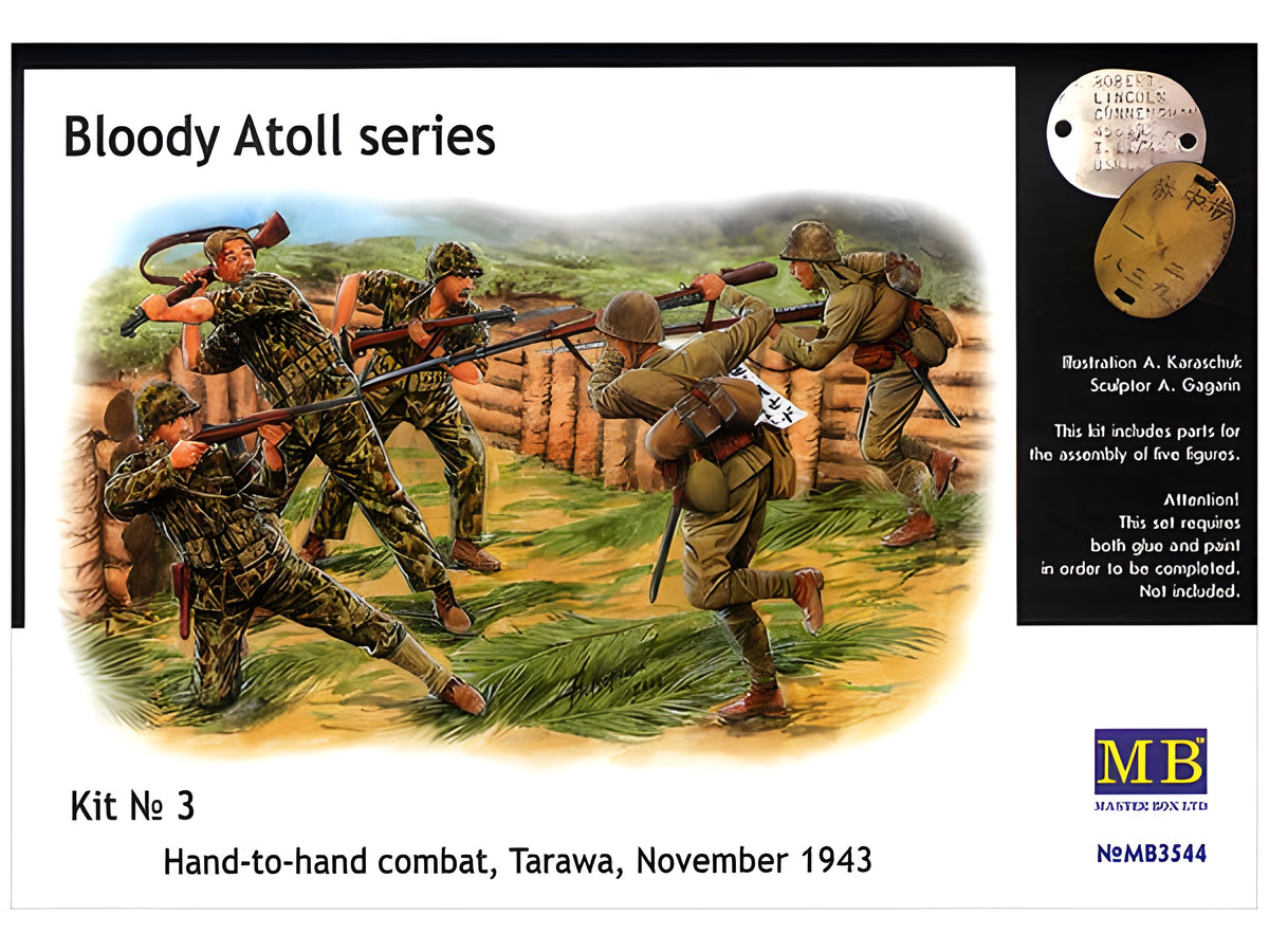 MASTER BOX 1/35 Bloody Atoll series. Kit No 3, Hand-to-hand combat, Tarawa, November 1943