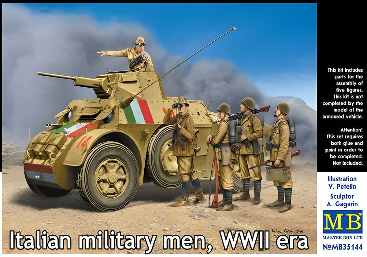 MASTER BOX 1/35 Italian military men, WWII era