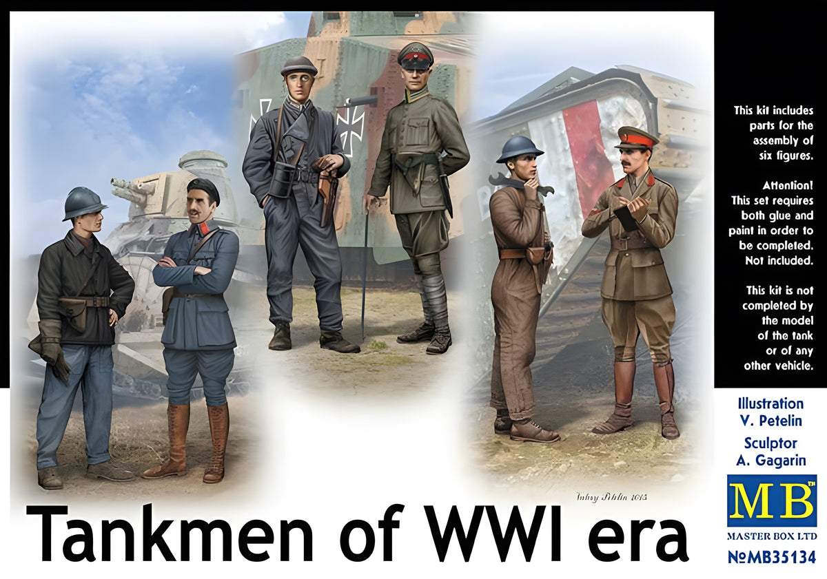 MASTER BOX 1/35 Tankmen of WWI era