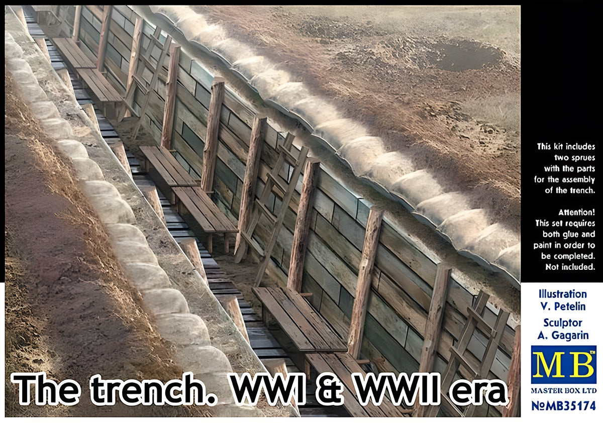 MASTER BOX 1/35 'The trench. WWI & WWII era'