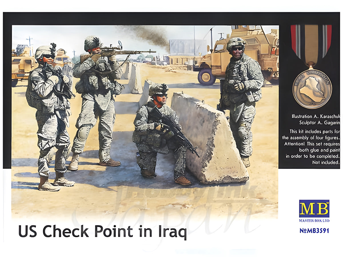 MASTER BOX 1/35 US Check Point in Iraq