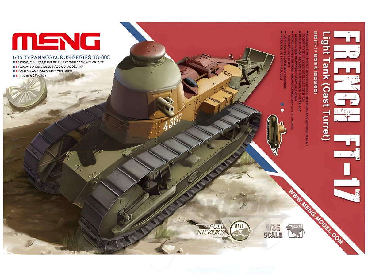 Meng 1/35 French FT-17 Light Tank (Cast Turret)