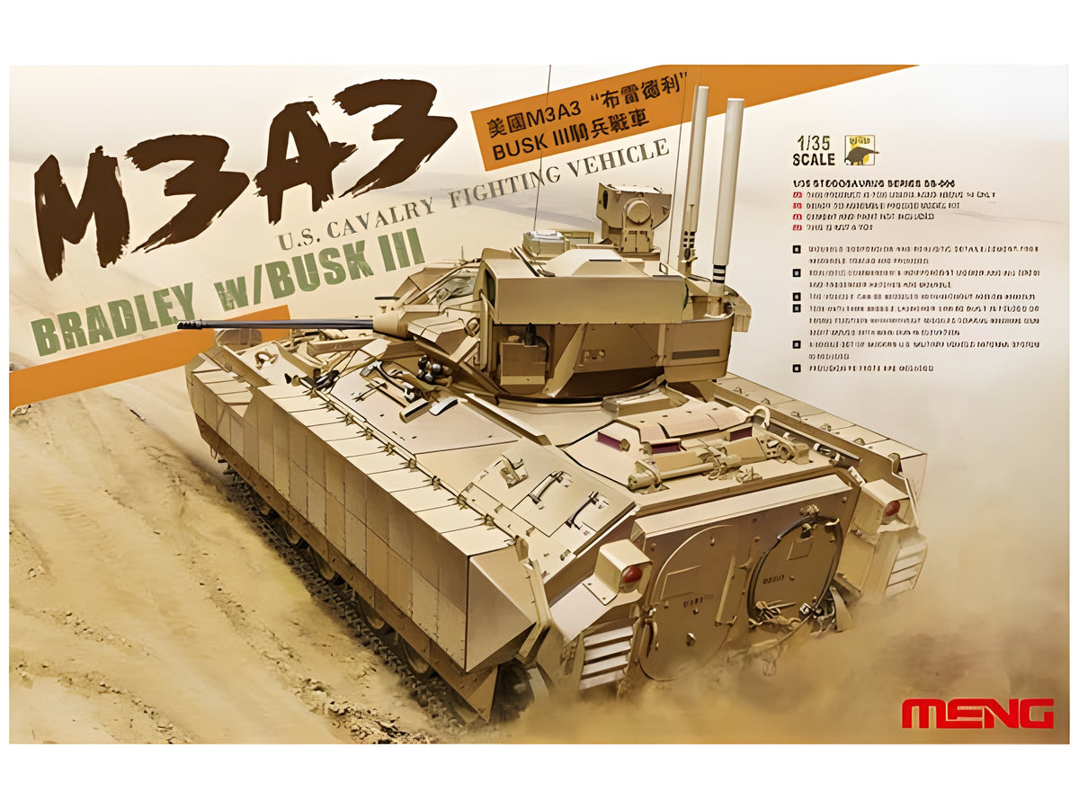 Meng 1/35 U.S. Cavalry Fighting Vehicle M3A3 Bradley with Busk III