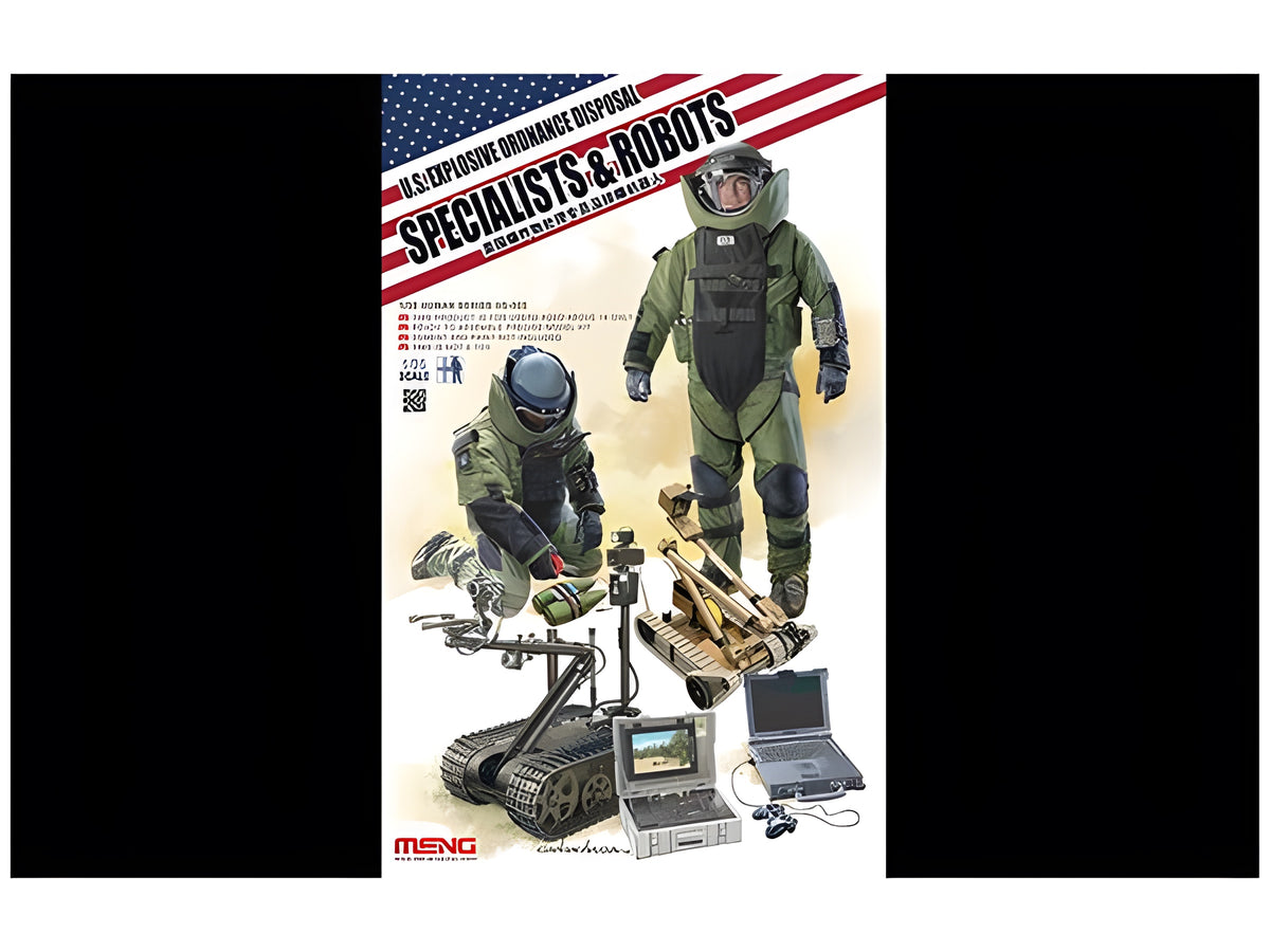 Meng 1/35 U.S. Explosive Ordnance Disposal Specialists & Robots
