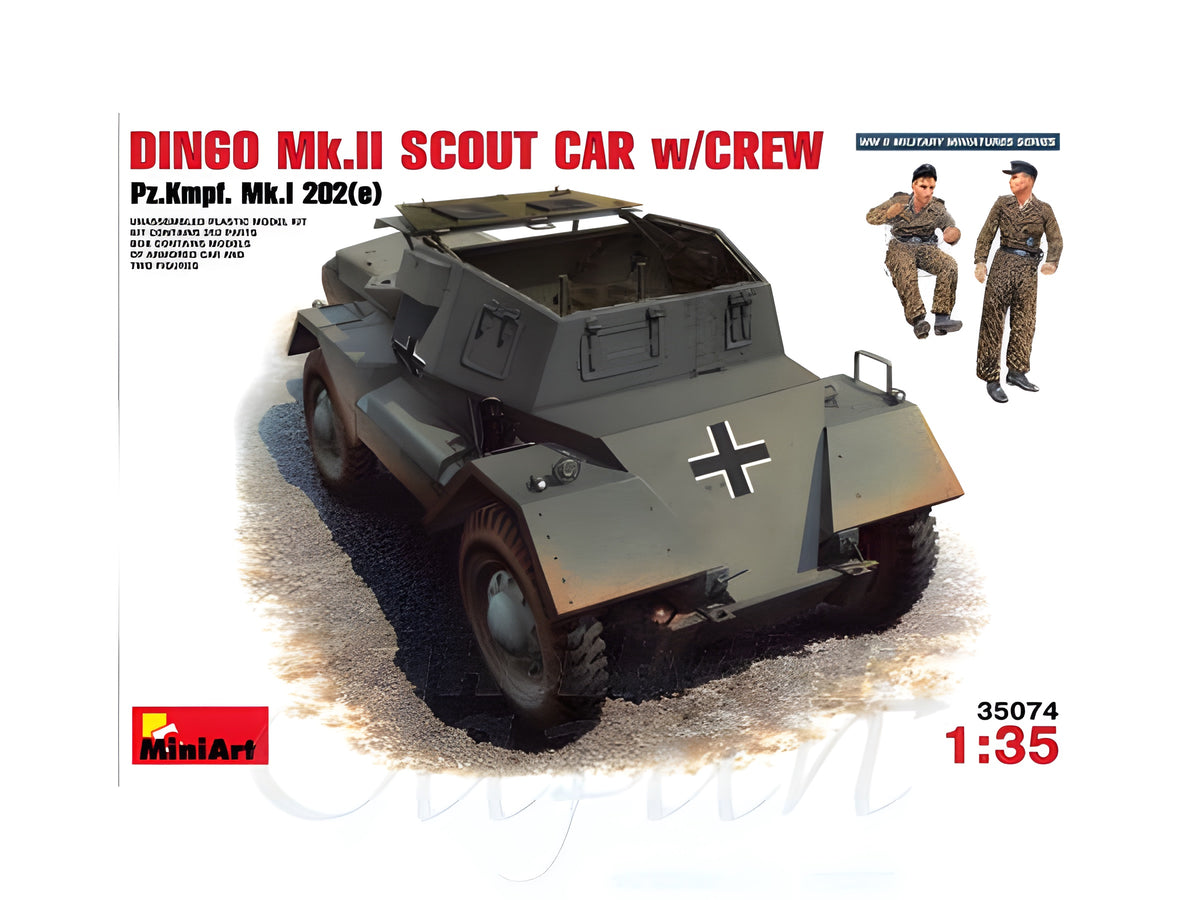 MiniArt 1/35 Dingo Mk II Scout Car w/Crew Pz.Kpfw. Mk.1 202�