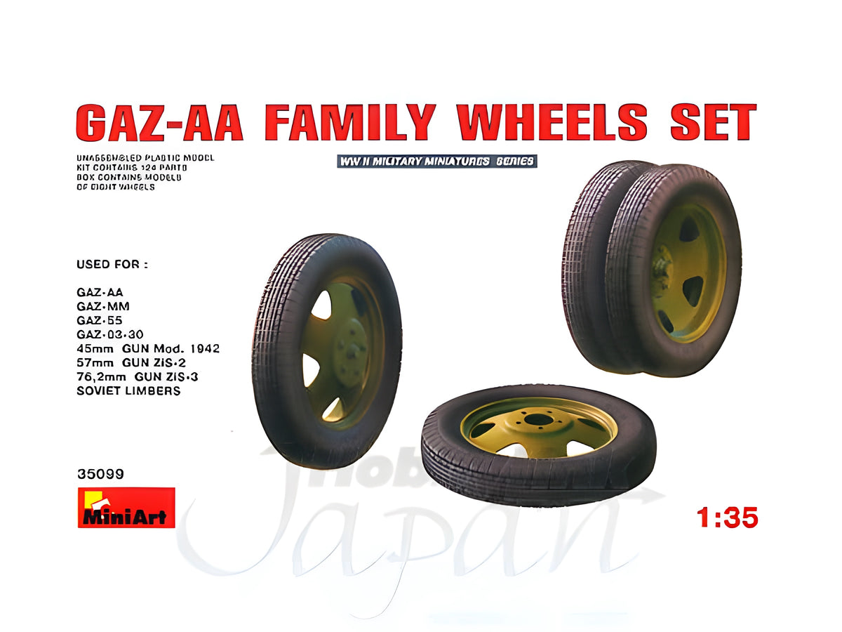 MiniArt 1/35 GAZ-AA Family Wheels set