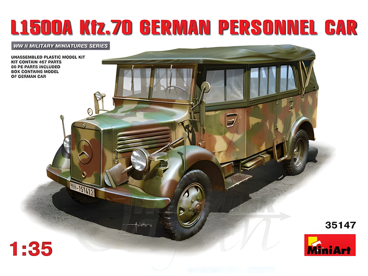 MiniArt L1500A (Kfz.70) German Personnel Car (1/35)