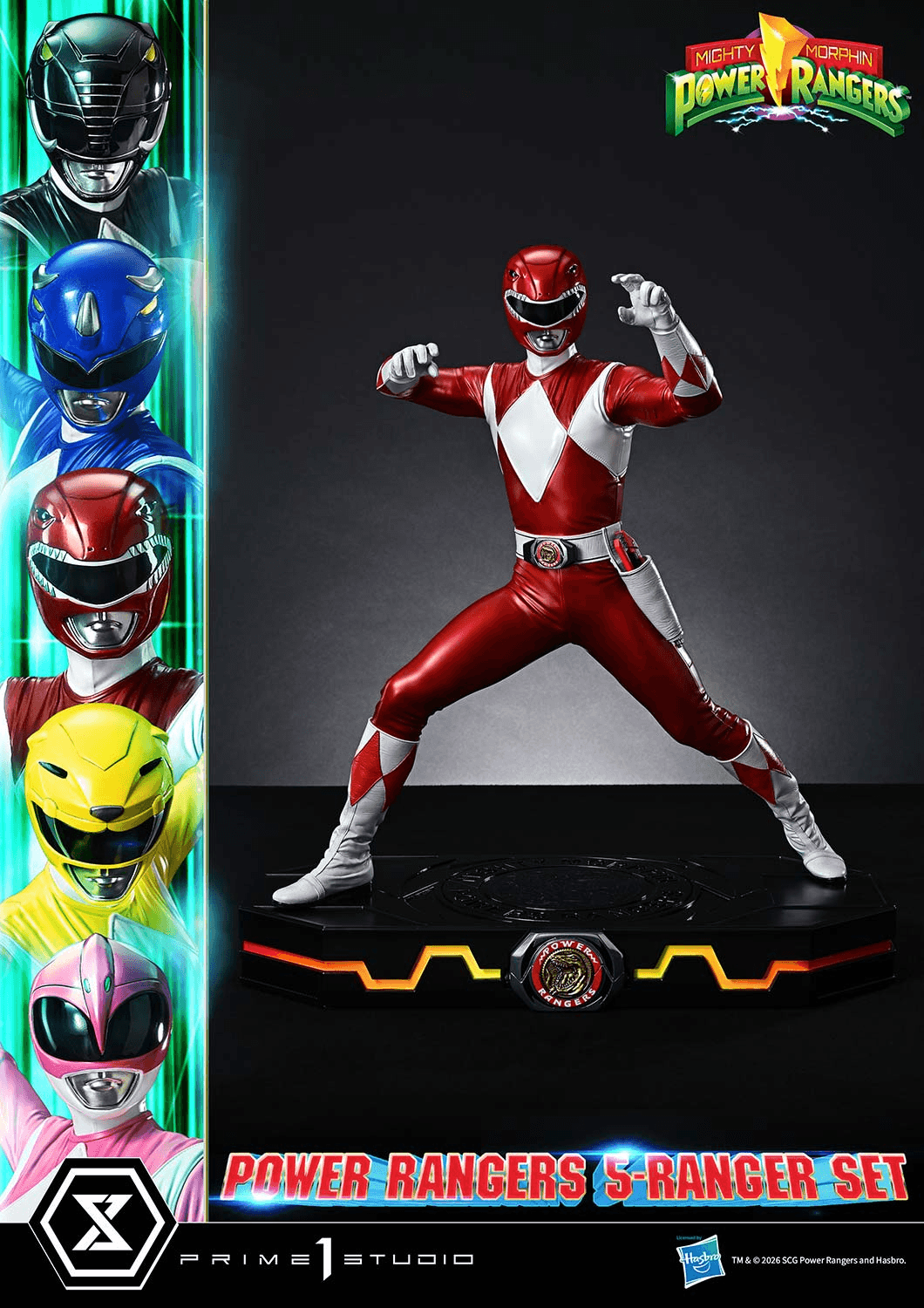 Premium Masterline Mighty Morphin Power Rangers Power Rangers 5-Ranger Set