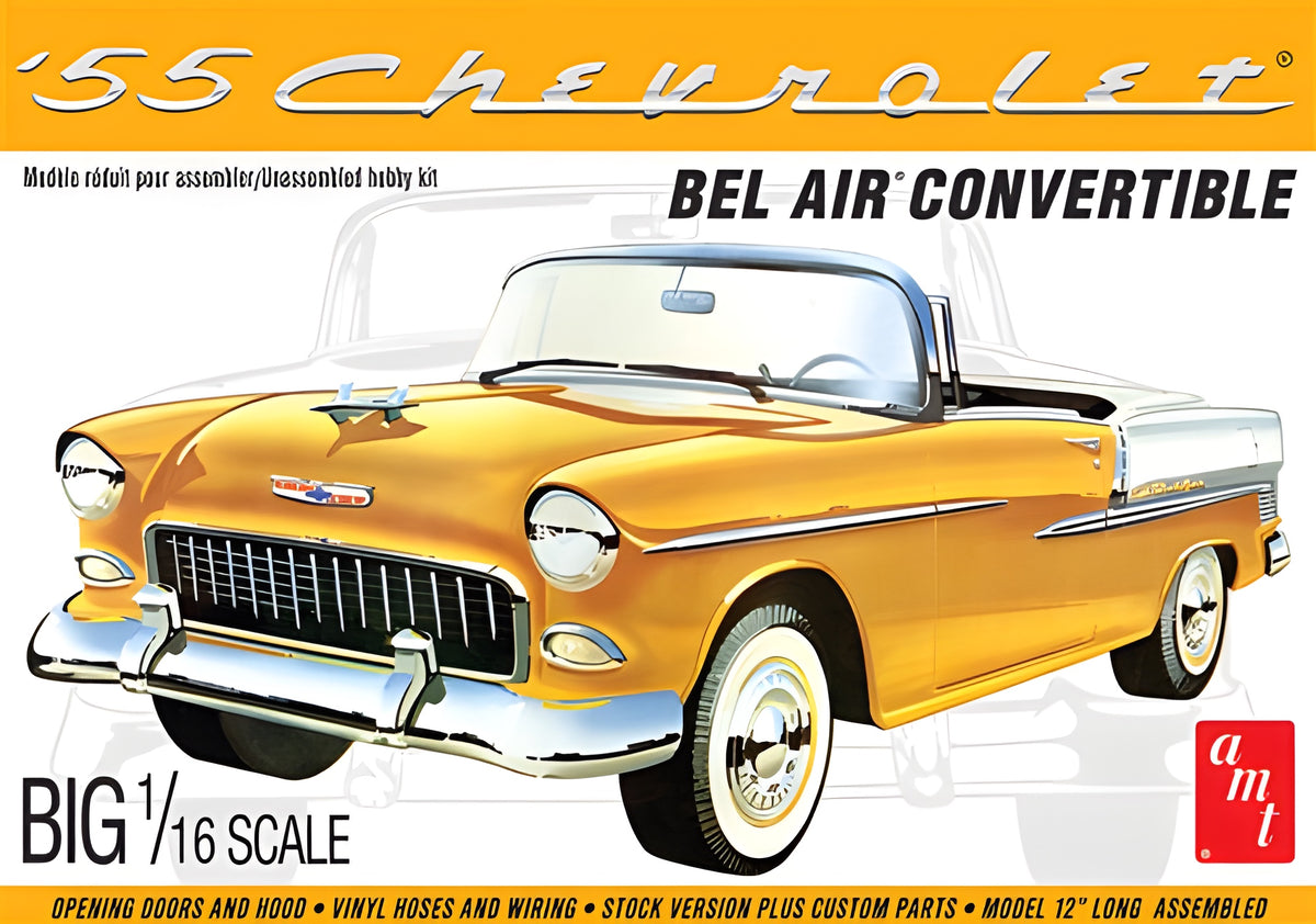 AMT 1/16 1955 Chevy Bel Air Convertible