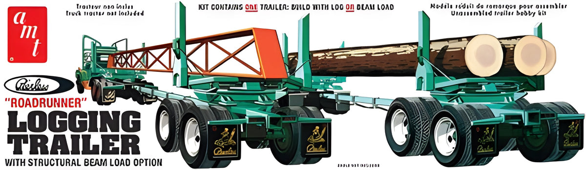 AMT 1/25 Peerless Logging Trailer