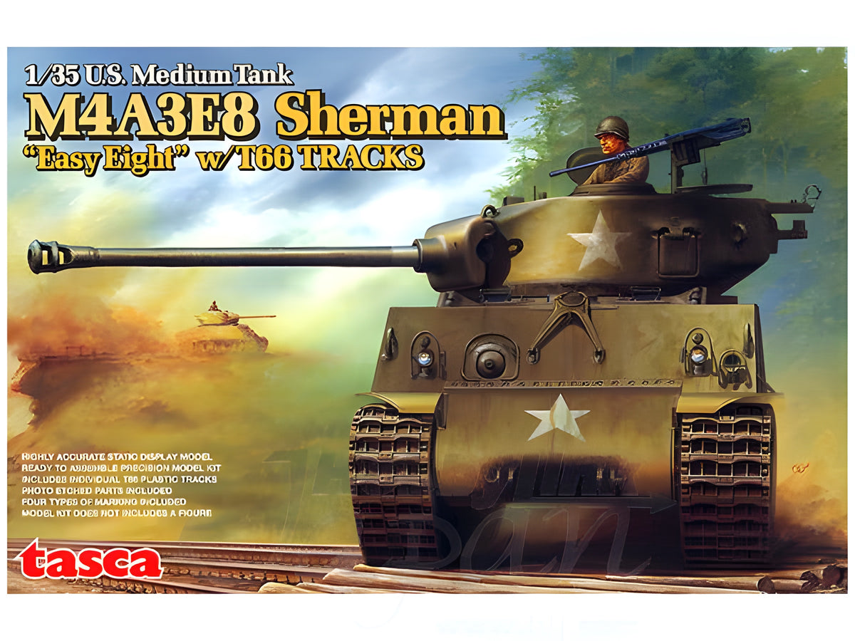 Asuka 1/35 M4A3E8 Sherman Easy Eight w/ T66 Tracks