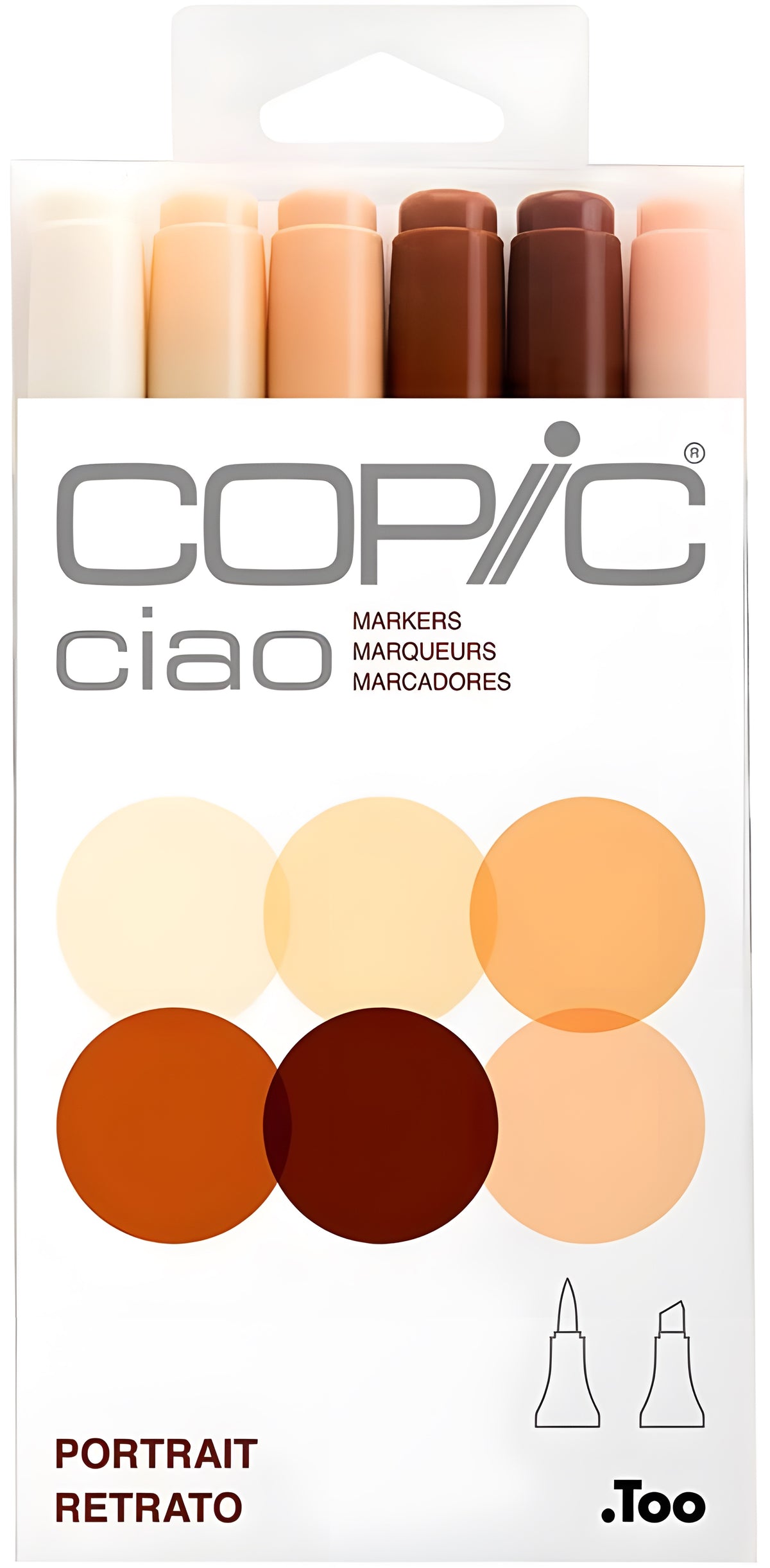 Copic Ciao Marker Portrait 6Pc Set