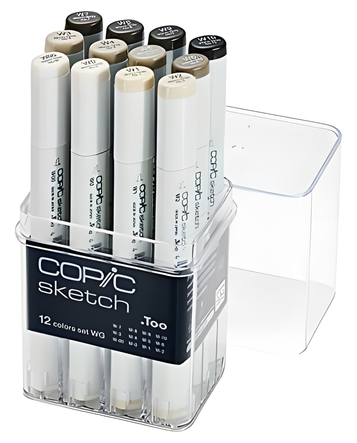 Copic Sketch Marker 12Pc Warm Gray Set