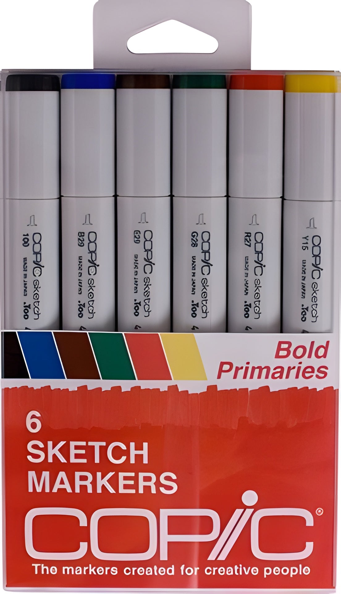 Copic Sketch Marker Bold Primaries 6Pc Set