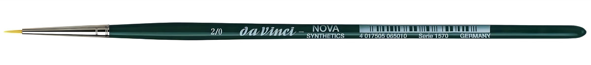 Da Vinci NOVA Series 1570, hobby brush, finest golden synthetic fibre, Size:-2