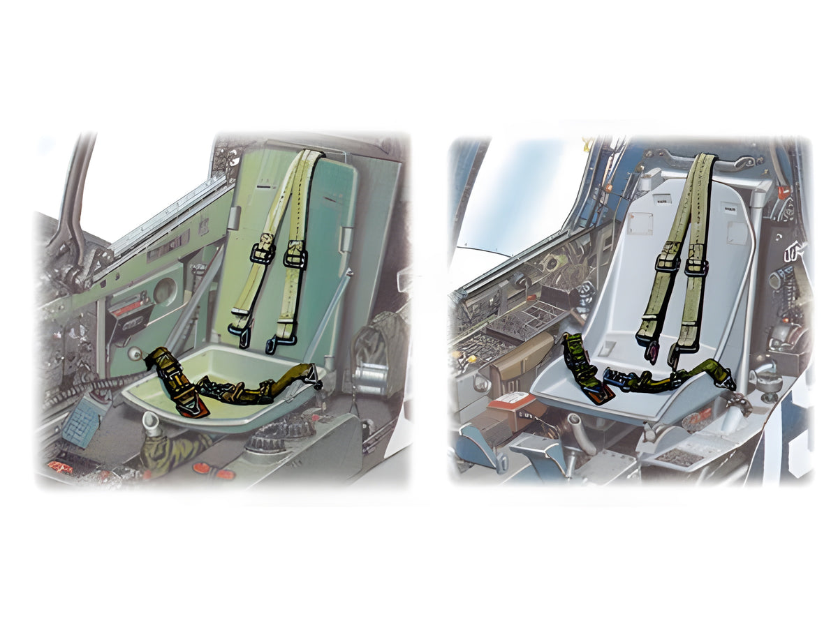 FineMolds 1/48 US Aircraft Seatbelt Set