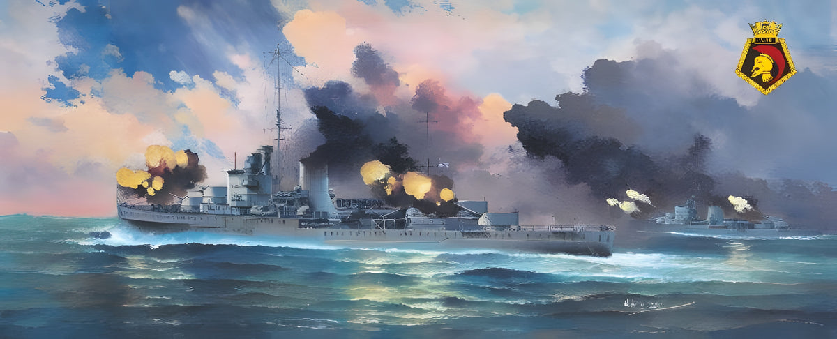 Flyhawk Model 1/700 HMS Ajax 1939