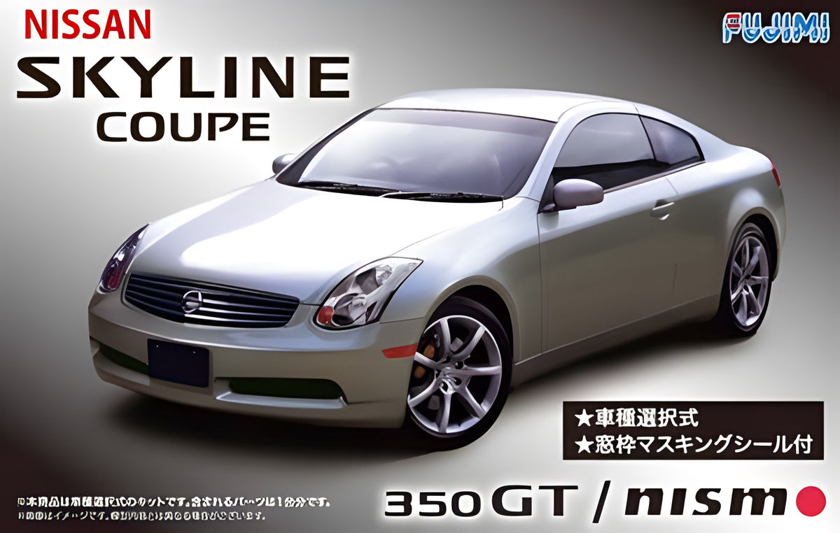 Fujimi 1/24 Nissan V35 Skyline Coupe 350GT Nismo convertible kit w/Window Frame Masking Seal