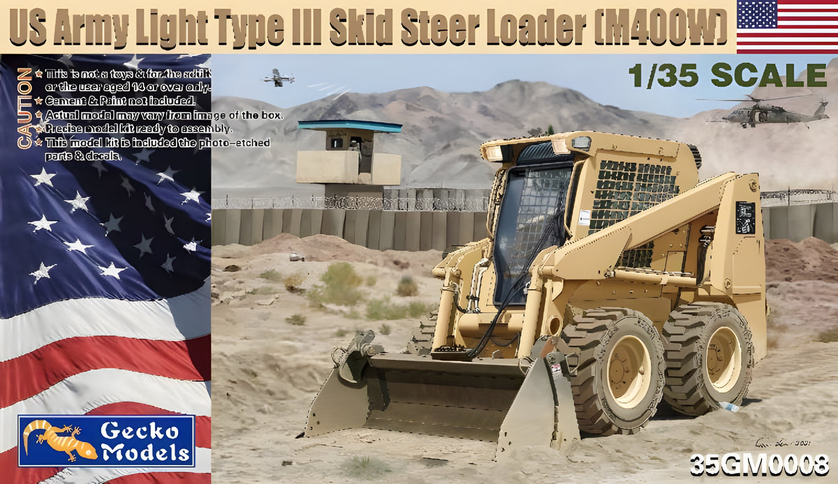 Gecko 1/35 US Army Light Type III Skid Steer Loader (M400W)