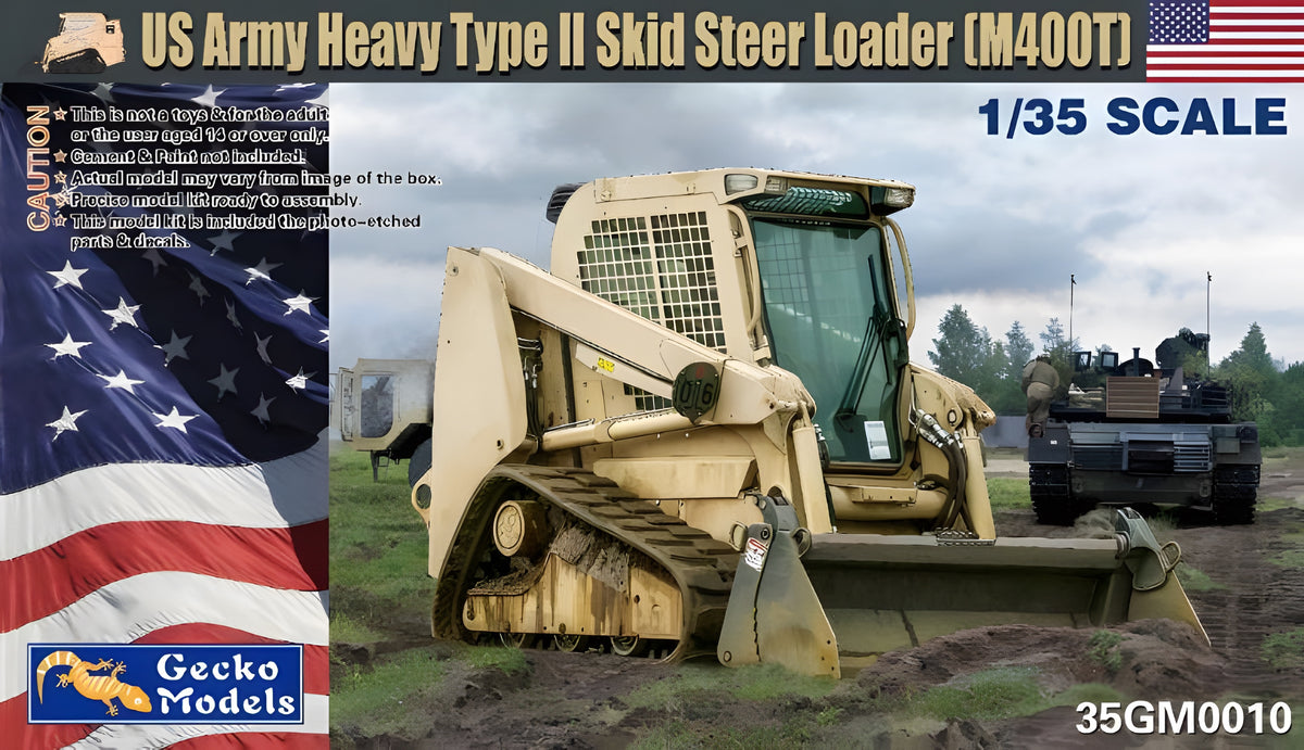 Gecko1/35 US Army Light Type II Skid Steer Loader (M400T)