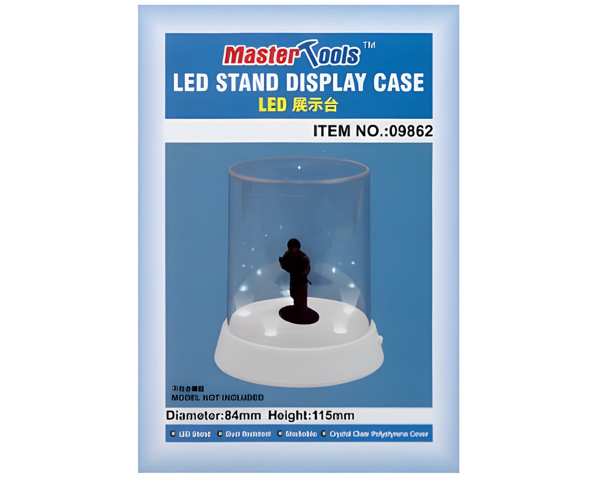Master Tools Display Case - LED STAND (84X115mm) Flat Top