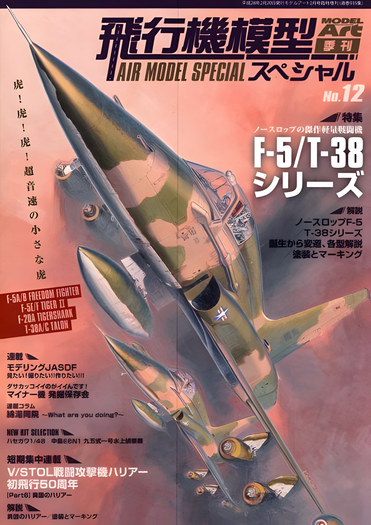 Model Art Air Model Special - No.12 - Northrop F-5/T-38 series (Japanese) (935)