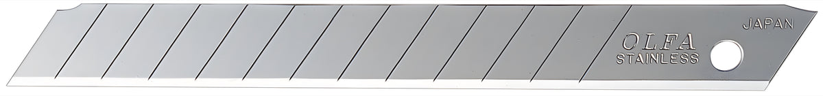 OLFA 9mm Prec Stainless Snap Blade - 10/pk (AB-10S)