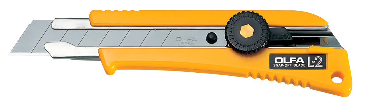 OLFA Classic HD Utility Knife w/Anti-Slip Grp (L-2)
