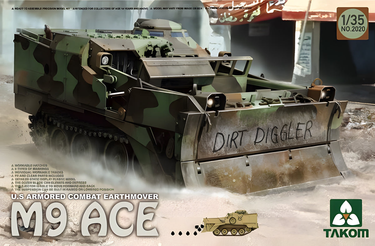 Takom 1/35 US Armored Combat Earthmover M9 ACE