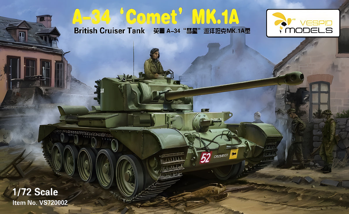 Vespid Models 1/72 British Cruiser Tank A34 'Comet' Mk.IA