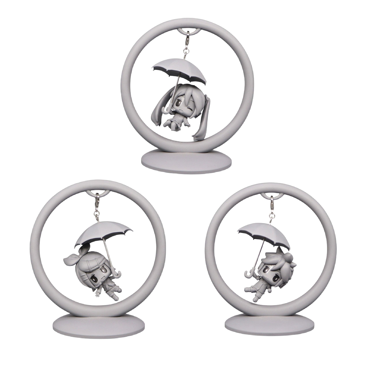 Hatsune Miku Series Miku / Rin / Len Set Trapeze Figure | 4580736403369