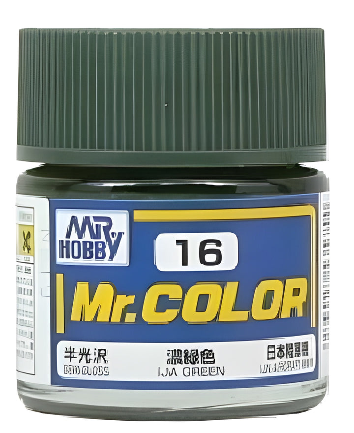 Mr Hobby Mr. Color 16 - IJA Green (Semi-Gloss/Aircraft)