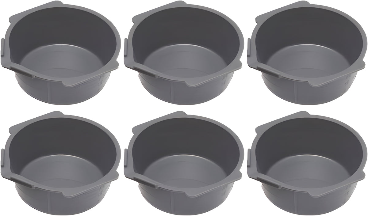 Mr Hobby Mr.PAINT CUP GRAY (6PCS)