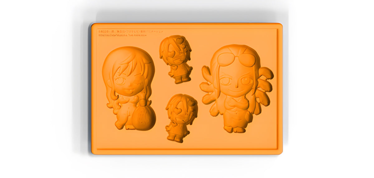 KOTOBUKIYA Silicone Tray - One Piece Nami & Robin with Sanji New World Ver