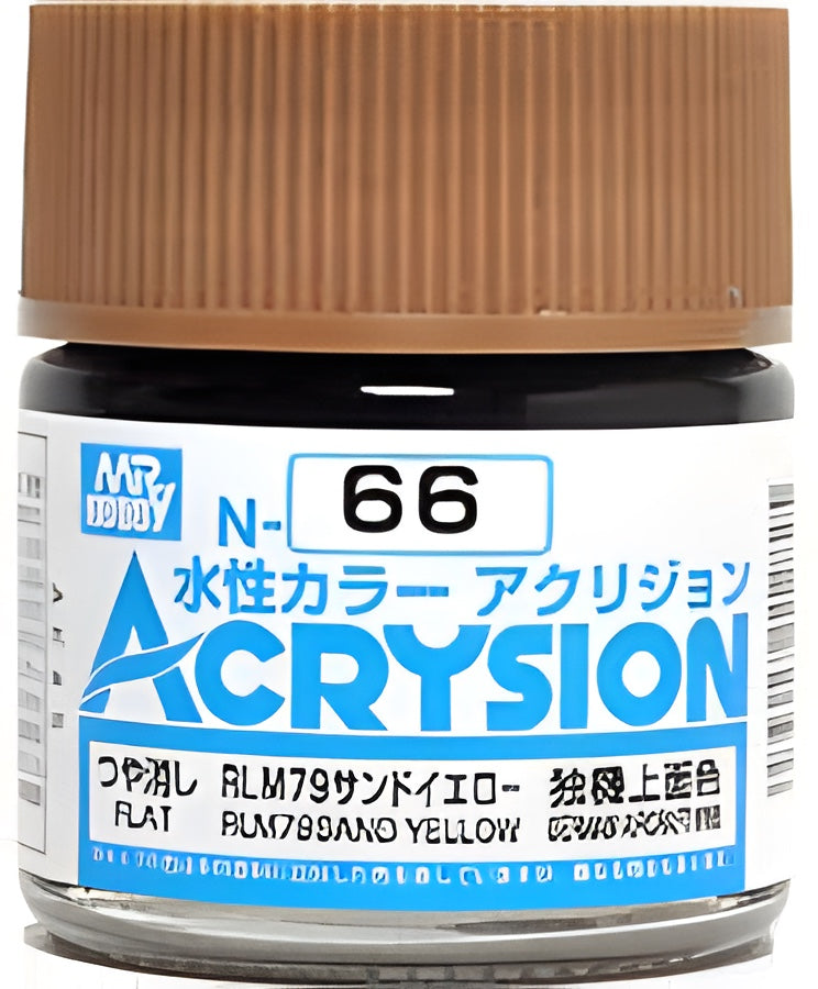Mr Hobby Acrysion N66 - RLM79 Sand Yellow (Semi-Gloss/Aircraft)