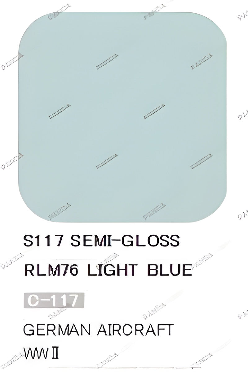 Mr Hobby Mr Color Spray - S117 RLM76 Light Blue (Semi-Gloss/Aircraft)