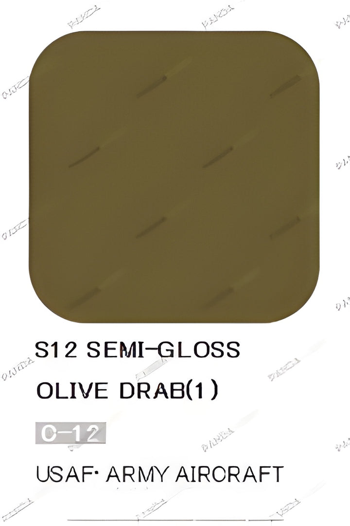 Mr Hobby Mr Color Spray - S12 Olive Drab 1 (Semi-Gloss/Aircraft)