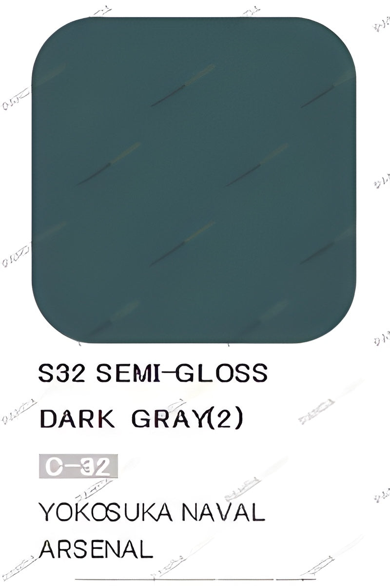 Mr Hobby Mr Color Spray - S32 Dark Gray 2 (Semi-Gloss/Vessel)