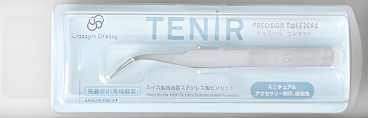 Tenir Precision Tweezers Angled Fine Tip