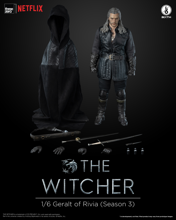 Three Zero The Witcher - 1/6 Geralt of Rivia (Season 3) | 4895250809758