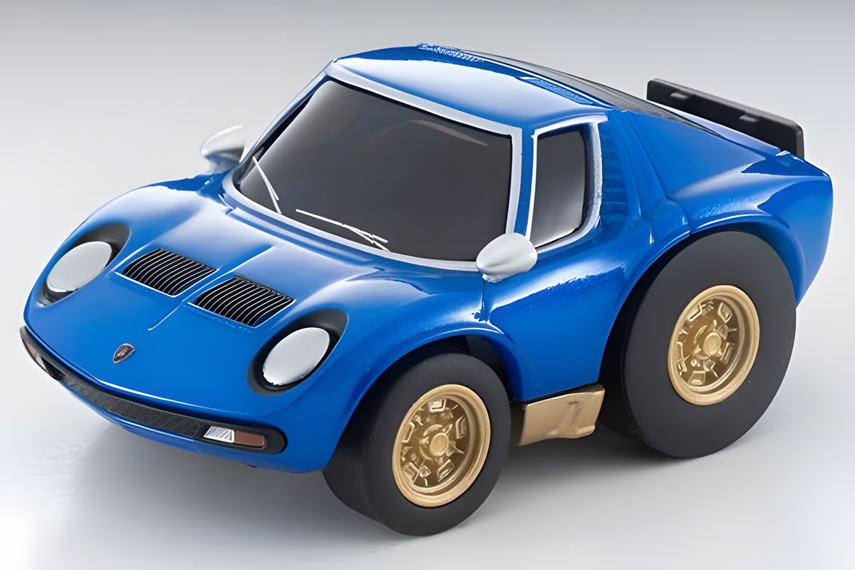 TomyTec Choro Q zero Z-73b Lamborghini Miura SV Blue
