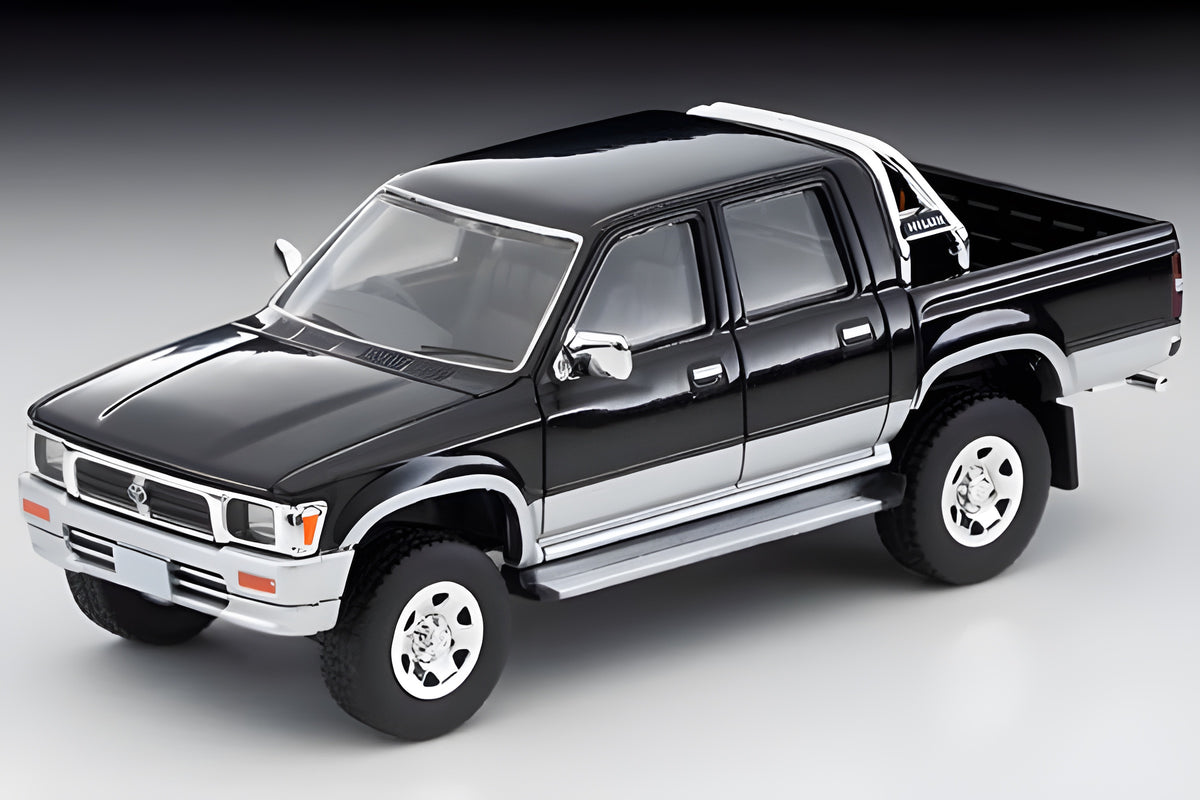 Tomica 1/64 Limited Vintage LV-N255c Hilux 4WD Pick Up Double Cab SSR-X Black/Silver 95