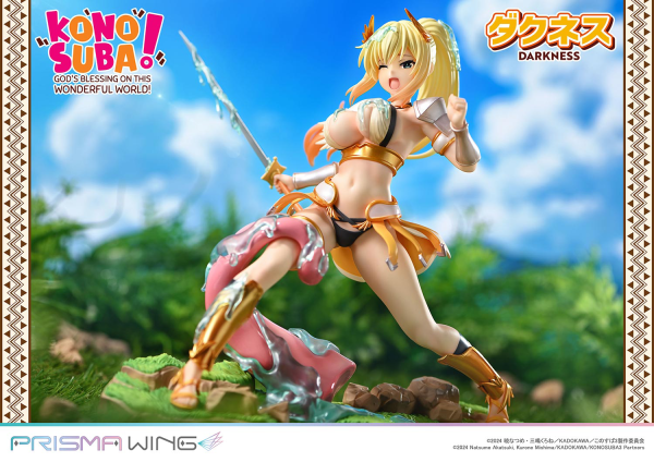 Prime 1 Studio PRISMA WING The anime KONOSUBA -God's blessing on this wonderful world! DARKNESS 1/7 Scale Pre-Painted Figure(4582647121769)