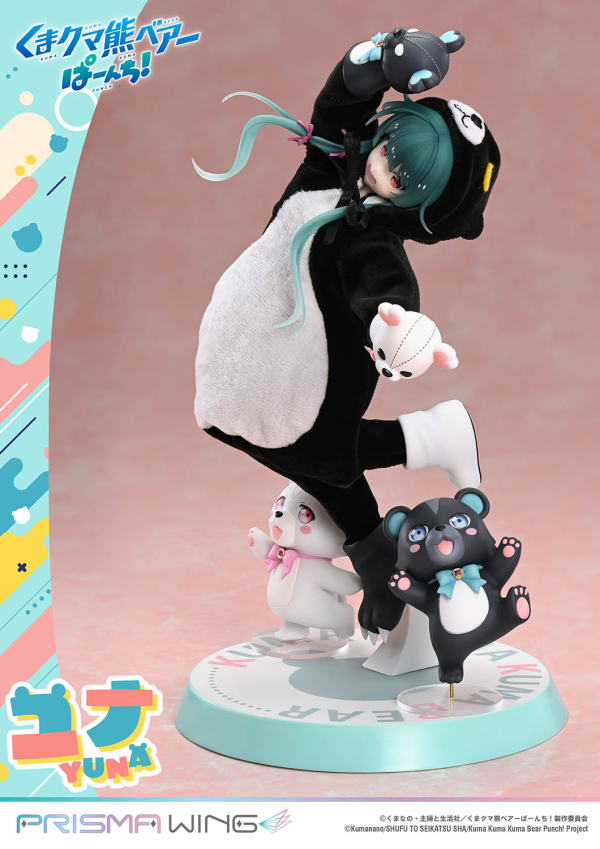 Prime 1 Studio PRISMA WING Kuma Kuma Kuma Bear Punch! Yuna 1/7 Scale Pre-Painted Figure | 4582647120601