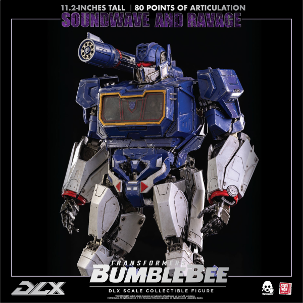 Three Zero Transformers: Bumblebee - DLX Soundwave and Ravage | 4897056202627