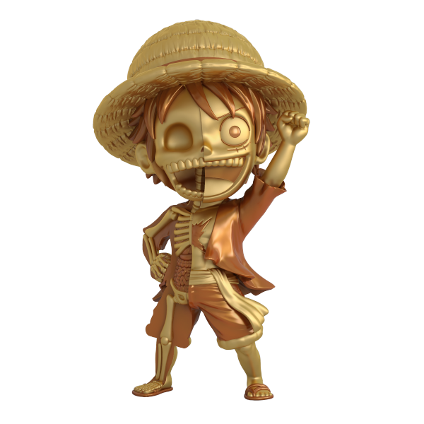 Mighty Jaxx XXRAY PLUS: Luffy (Treasure Gold)(641489936468)(641489936468)