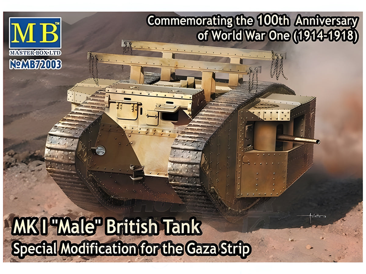 Master Box 1/72 Mk.I 'Male' British Tank, Special Modification for the Gaza Strip