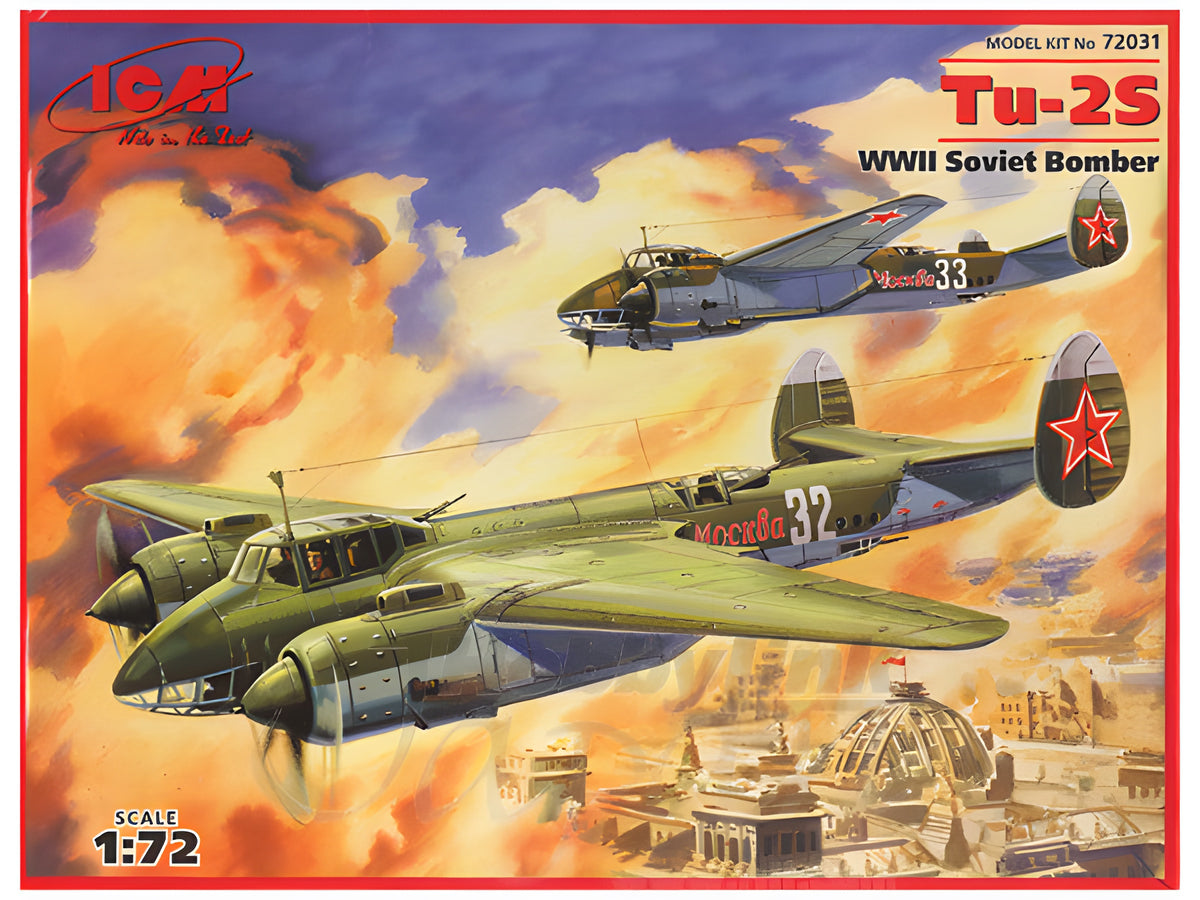 ICM 1/72 Tu-2S, WWII Soviet Bomber